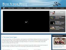 Tablet Screenshot of homeschooldigest.com